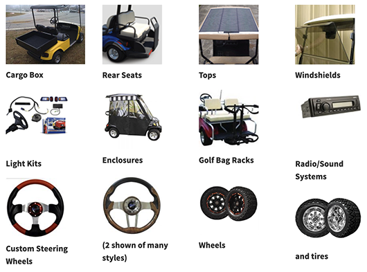 North Country Carts accessories